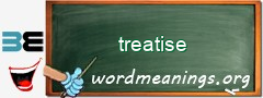 WordMeaning blackboard for treatise